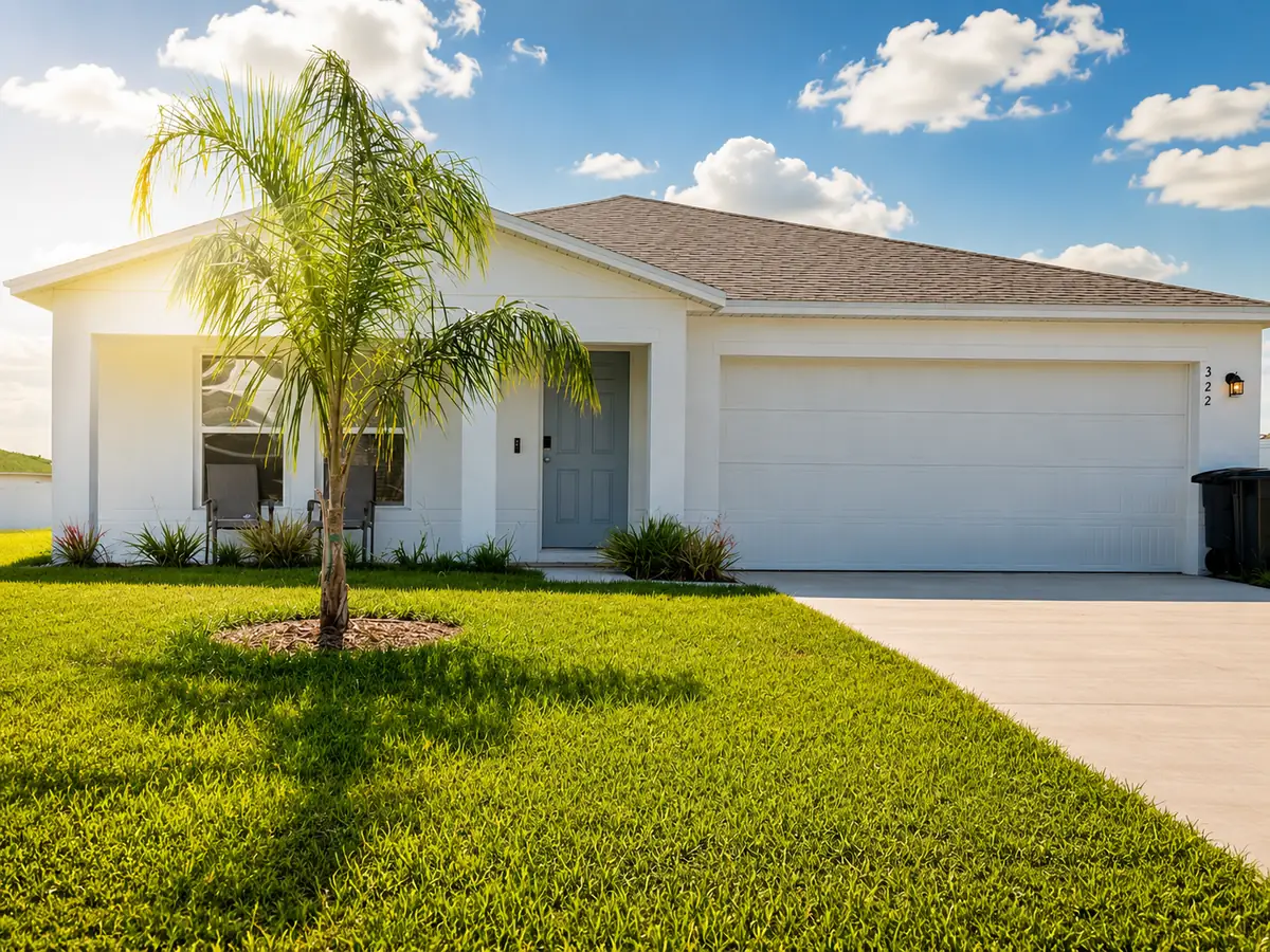 The front of Stillwater Welaka, a three-bedroom house on River Hill Drive